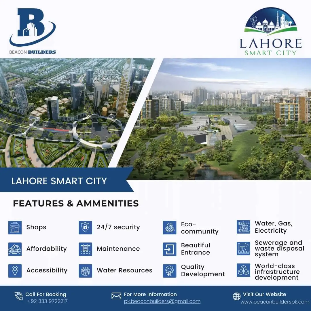 Lahore Smart City Features and Amenities